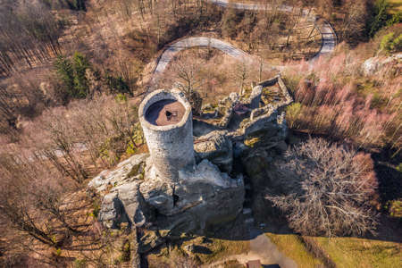 Frydstejn was constructed during the 14th century (exact date is not known). It is mentioned for the first time in the church source from 1385.のeditorial素材