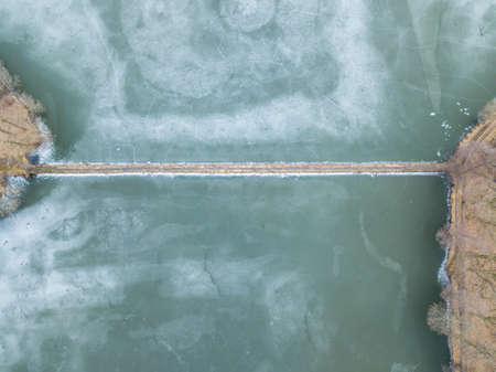 Bissingrov Court or Bisingrov by Cimelic was formerly owned by K. Schwarzenberg and is located between the Stejskal and Bisingrovsky Ponds. A distillery was established in the courtyard in 1896.の写真素材