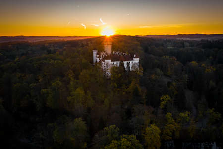 Konopiste is a four-winged, three-storey chateau located in the Czech Republic. It has become famous as the last residence of Archduke Franz Ferdinand of Austria, the Austro-Hungarian throne.のeditorial素材
