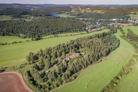 Vrskamyk caste - You will see the remains of the castle, which was founded by the Czech Kings in the first half of the 13th century, on the site of an older princely castle, serving as a summer.の写真素材