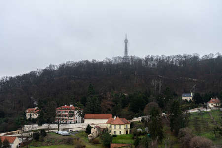 Mala Strana in Prague was founded by King Ottokar II of Bohemia in 1257. Position on the left (west) bank of the Vltava river.の写真素材