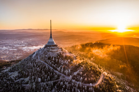 Jested is a mountain in the north of the Czech Republic, southwest of Liberec. With a promise of 517...