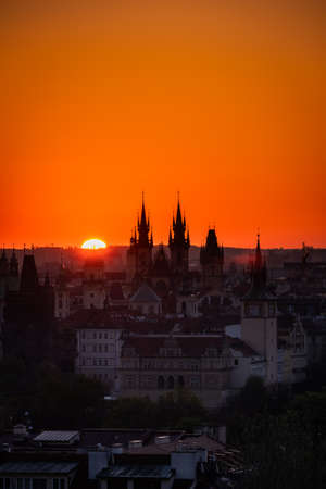 Prague is the capital and largest city in the Czech Republic, the 13th largest city in the European Union and the historical capital of Bohemia, situated on the Vltava river, Prague.の写真素材