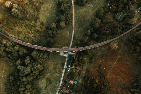 The railway viaduct was built near the village of Novina on the line from Liberec to Ceska Lipa between 1898 and 1900. The viaduct, which has 14 arches, is 230 meters long and approximately 29 meters.