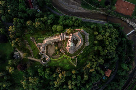 Frydlant castle is located in the north of the historic Bohemia region, close to the border with Poland. It is situated in the northern foothills.のeditorial素材