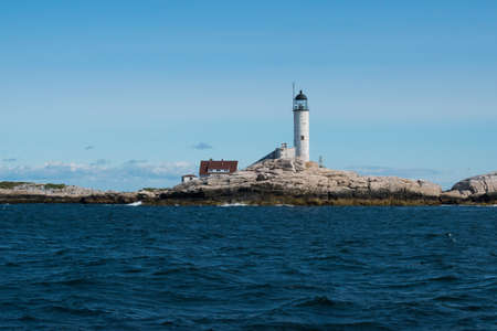 Located off of the coast of New Hampshire, the Isle of the Shoals is a paradise hotspotの写真素材