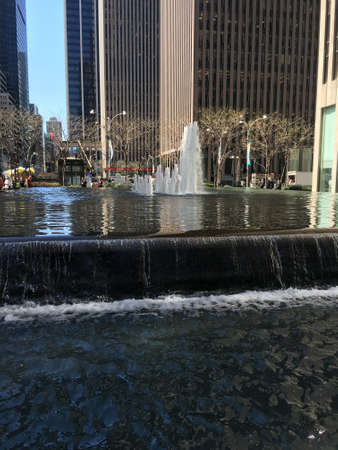 Rockefeller Fountain in New Yorkのeditorial素材