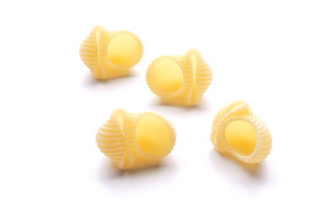 Italian Pasta isolated on a white background.の写真素材