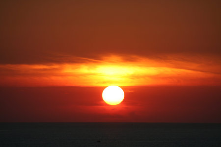 warm sunset