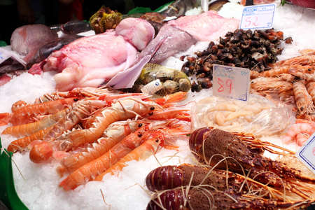 fish marketの写真素材