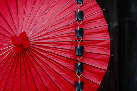 Japanese umbrellaの写真素材
