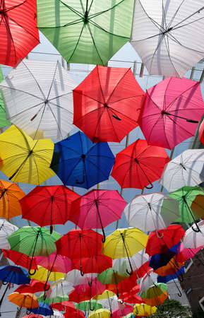 Colorful Umbrellasの写真素材