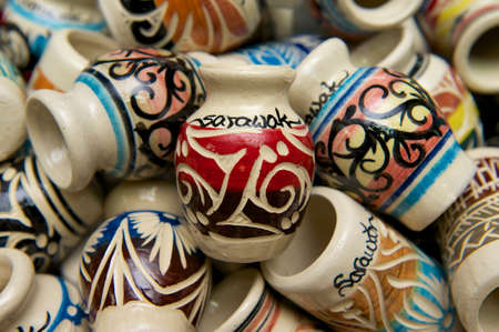 Kuching, Malaysia - August 27, 2009: Typical souvenirs from Sarawak in Kuching, Malaysia.のeditorial素材