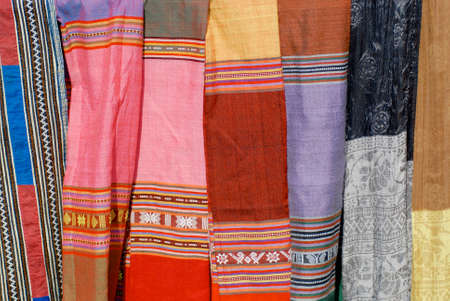 Traditional pattern of Black Miao (Hmong) minority women, Sapa, Vietnam.