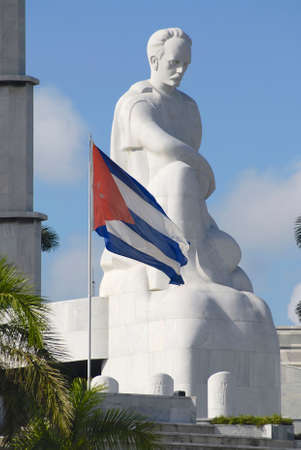 Havana, Cuba - October 21, 2006 : Memorial to Jose Marti exterior at the Square of Revolution in Havana, Cuba.のeditorial素材