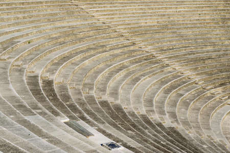 La Romana, Dominican Republic - November 09, 2012 : Amphitheater steps in Altos de Chavon village in La Romana, Dominican Republic. Altos de Chavon is a tropical sea side village and resort.のeditorial素材