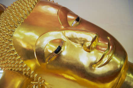Exterior detail of the buddha statue in Nakhom Pathom, Thailand.の写真素材