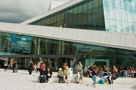 Oslo, Norway, June 03, 2012 - Oslo Opera House in Oslo, Norway.のeditorial素材