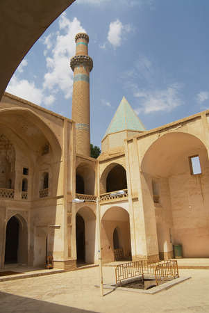 Natanz, Iran - June 26, 2007: View ti the interior of the Mosque in Natanz, Iran.のeditorial素材