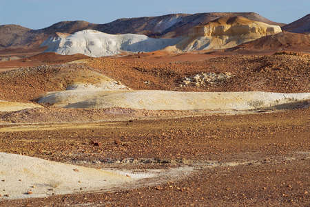 The Breakaways reserve near Coober Pedy in South Australia, Australia.