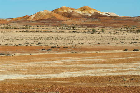 The Breakaways reserve near Coober Pedy in South Australia, Australia.の写真素材