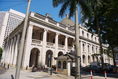 Hong Kong, China - September 17, 2012: The Old Supreme Court Building in Hong Kong, China.のeditorial素材