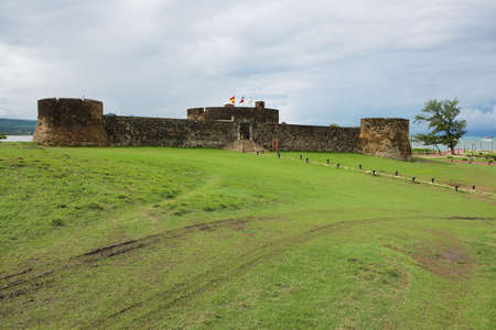 Puerto Plata, Dominican Republic - November 04, 2012: San Felipe Fort in Puerto Plata, Dominican Republic.のeditorial素材