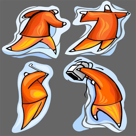 Businessman.Illustration.Vinyl Ready.のイラスト素材