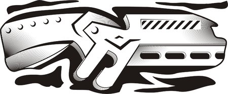 Biomechanics. Ready for vinyl cutting. のイラスト素材