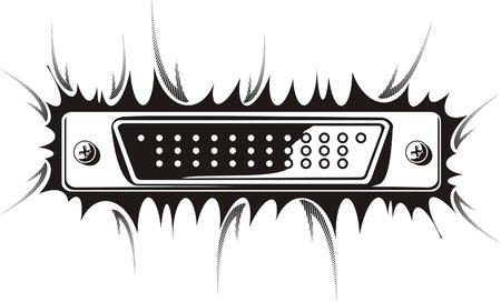 Biomechanics. Ready for vinyl cutting. のイラスト素材