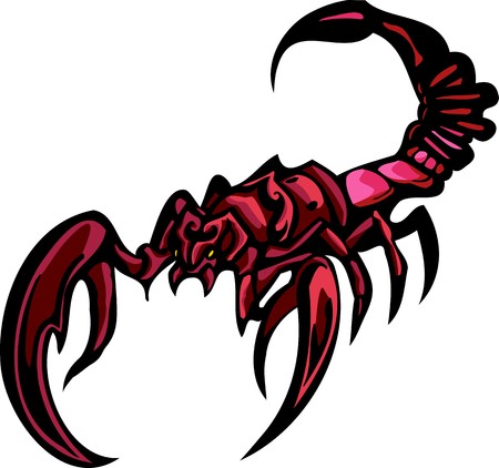 Beetles.Predatory Insects Clip art. illustration ready for vinyl cutting.のイラスト素材