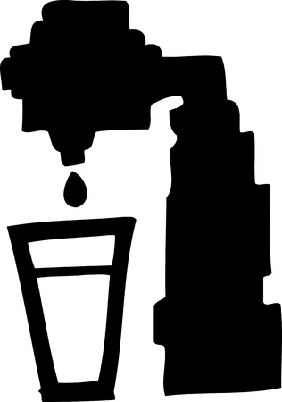 FastFood.Vector illustration ready for vinyl cutting.のイラスト素材