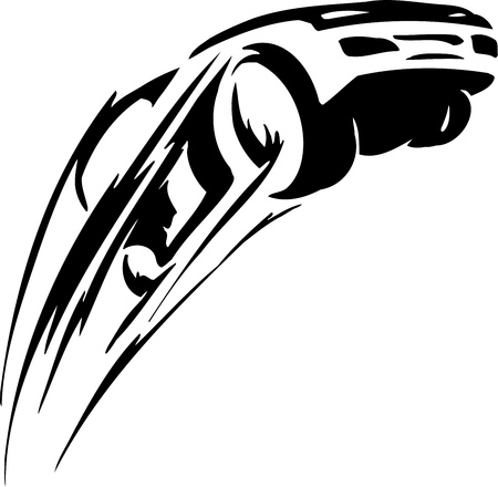 Race car - illustrationのイラスト素材