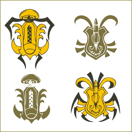 Military Emblem のイラスト素材