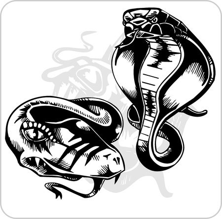 Vinyl-ready vector set.のイラスト素材