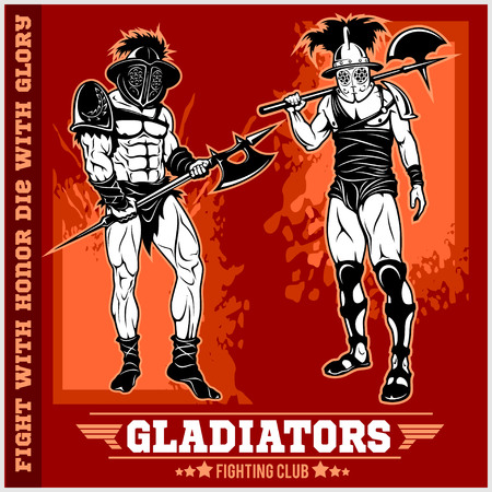 Spartan Team icon, fight with honor die with gloryのイラスト素材