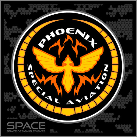 Space special aviation chevronのイラスト素材