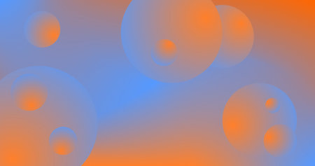 Abstract background with circles Vector illustration light colors Gradient mesh includeのイラスト素材