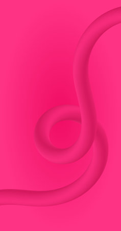 Pink Gradient background and Fluid Pipe Ribbon Vertical Wallpaperのイラスト素材