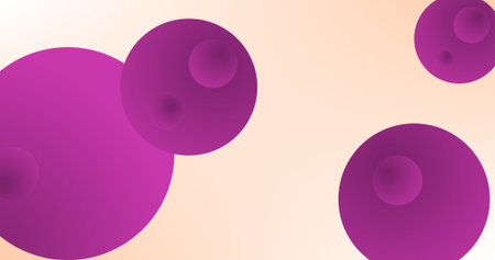 Abstract background with Pink Purple Gradient purple spheresのイラスト素材