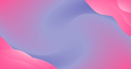 Abstract background with pink and blue gradients Fluid Shapes and Copy Space for design Elementのイラスト素材
