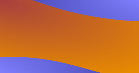 Abstract background in blue with orange tones and Copy Space for Insert Elementsのイラスト素材