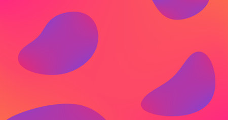 Abstract background with liquid shapes in pink and blue colors Gradient