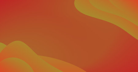 Orange Gradient Design Background with Fluid Mesh Layer Different shades and thickness Abstract...