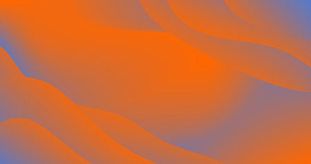 Orange Blue Gradient Abstract background Copy Space with Fluid Mesh Layer
