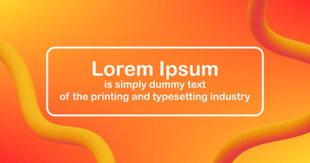 Copy Space Abstract orange background with Pipe Lines and place for text cover Template designのイラスト素材