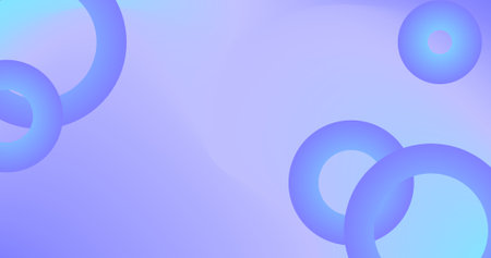 Aqua Abstract background with blue and purple circles Gradient design for Copy Space and Design Elementのイラスト素材