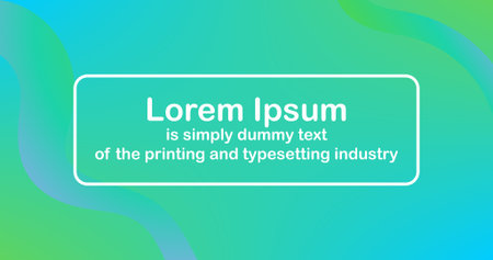 Abstract Background with Liquid Shapes Green Gradient Template for Banner Designのイラスト素材