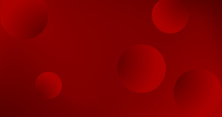 Red abstract background with circles Gradient mesh for Copy Spaceのイラスト素材