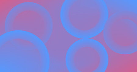 Abstract background with blue and pink circles Gradient design for Copy Space